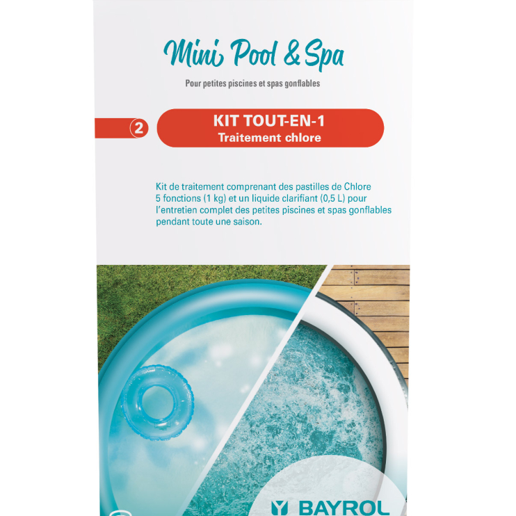 Kit tout en 1 Traitement Chlore Mini Pool & Spa